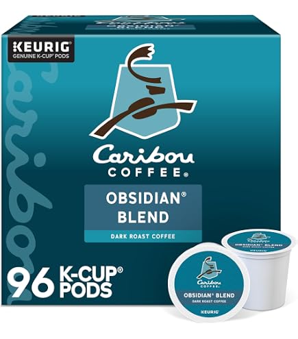 Amazon.com: Caribou Coffee Obsidian, Single-Serve Keurig K-Cup